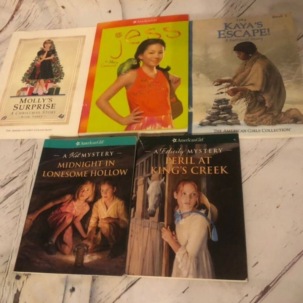 American girl doll chapter book lot of 5 books